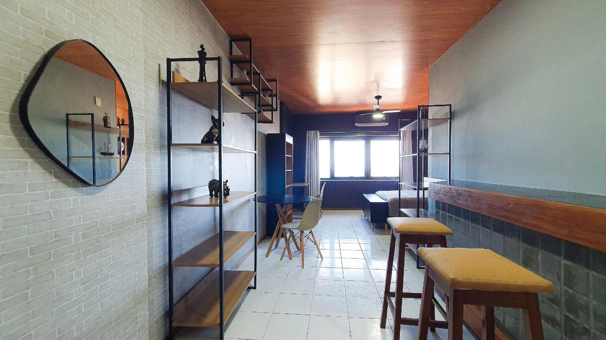 Lindo Studio Vista Mar Na Barra Com Piscina No Rooftop Do Edf, Proximo Ao Porto Da Barra 살바도르 외부 사진